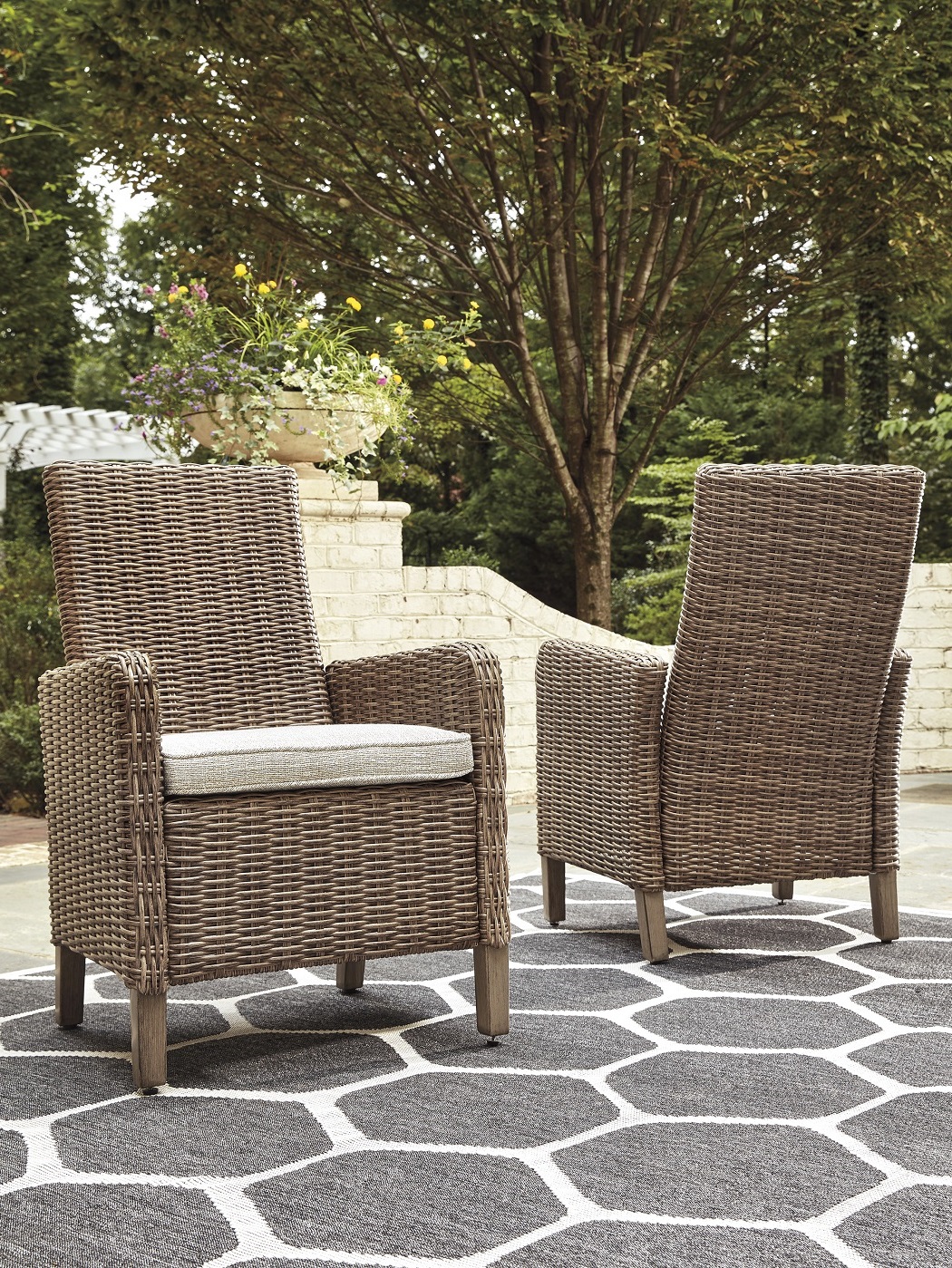 American Design Furniture by Monroe - Beach Point Outdoor Arm Chair 4
